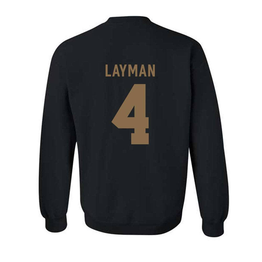  - NCAA Baseball : James Layman - Classic Shersey Crewneck Sweatshirt-1