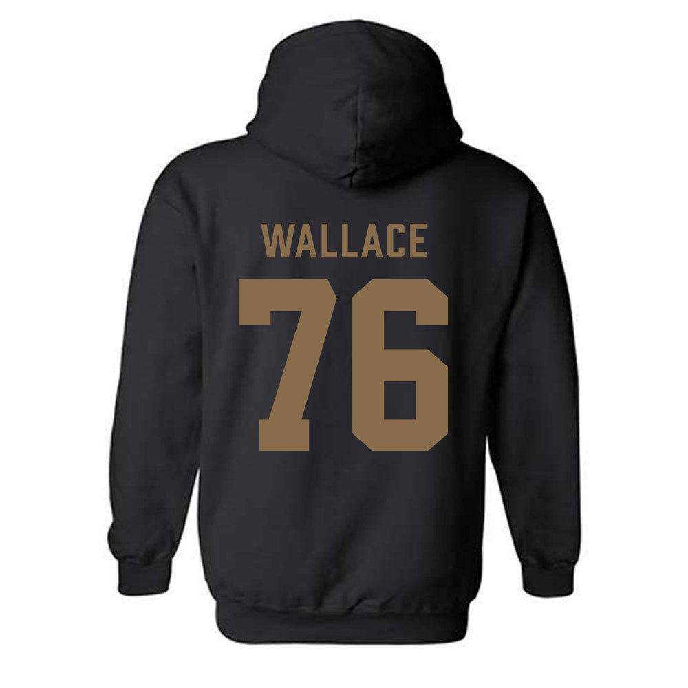Wofford - NCAA Football : Kameron Wallace - Classic Shersey Hooded Sweatshirt-1