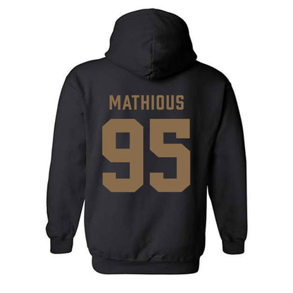 Wofford - NCAA Football : Nicholas Mathious - Classic Shersey Hooded Sweatshirt-1