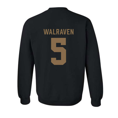 Wofford - NCAA Football : Max Walraven - Classic Shersey Crewneck Sweatshirt-1