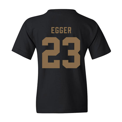 Wofford - NCAA Baseball : Sheldon Egger - Classic Shersey Youth T-Shirt-1