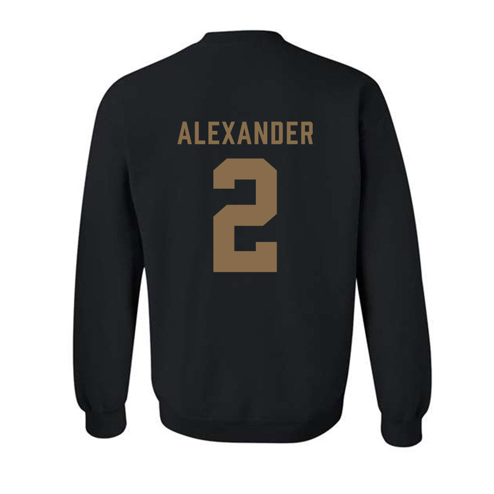 Wofford - NCAA Football : Colby Alexander - Classic Shersey Crewneck Sweatshirt-1