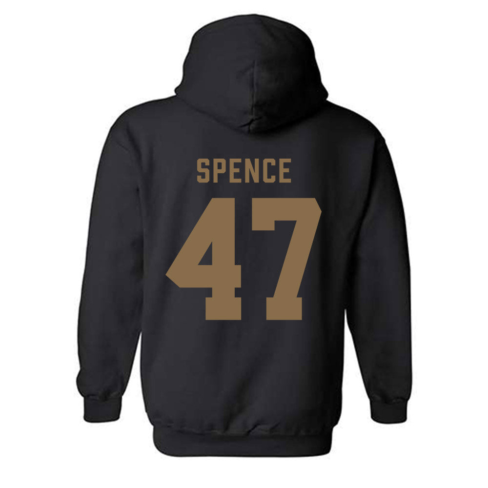 Wofford - NCAA Football : Sam Spence - Classic Shersey Hooded Sweatshirt-1