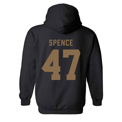 Wofford - NCAA Football : Sam Spence - Classic Shersey Hooded Sweatshirt-1
