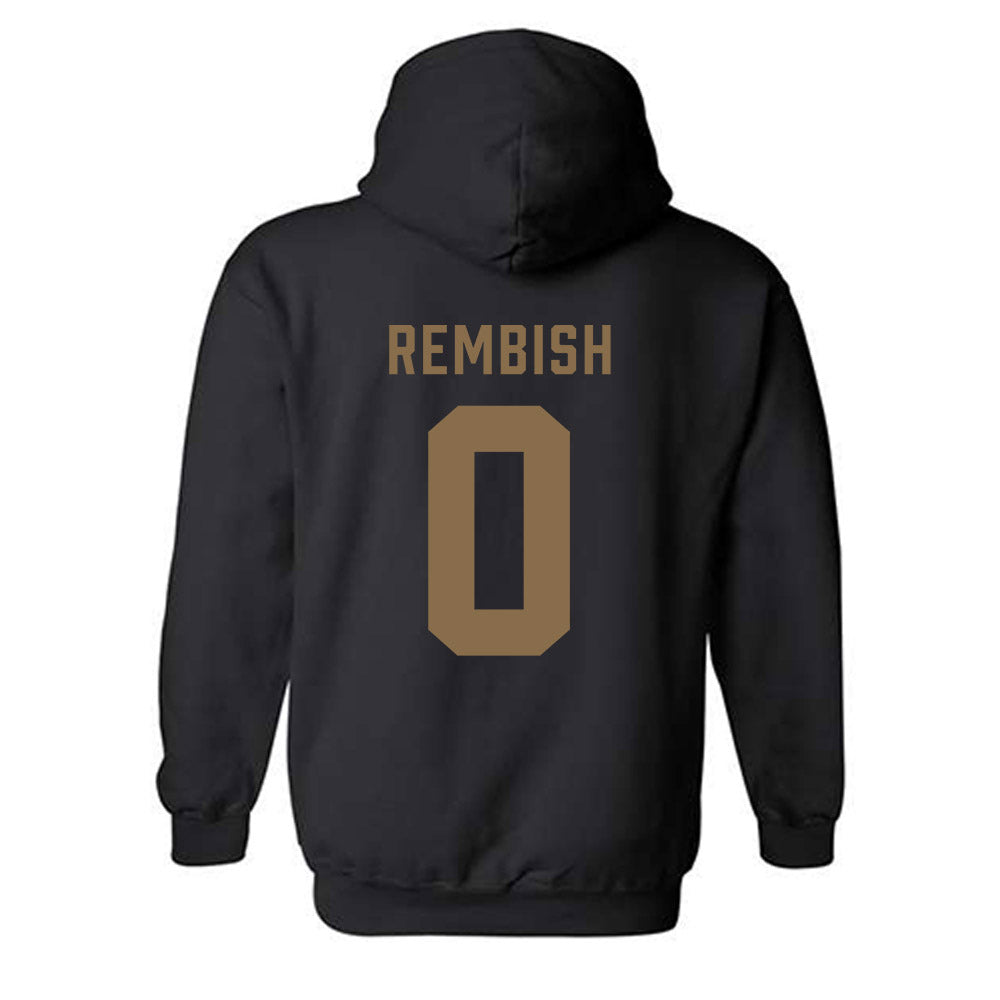Wofford - NCAA Baseball : Logan Rembish - Classic Shersey Hooded Sweatshirt-1
