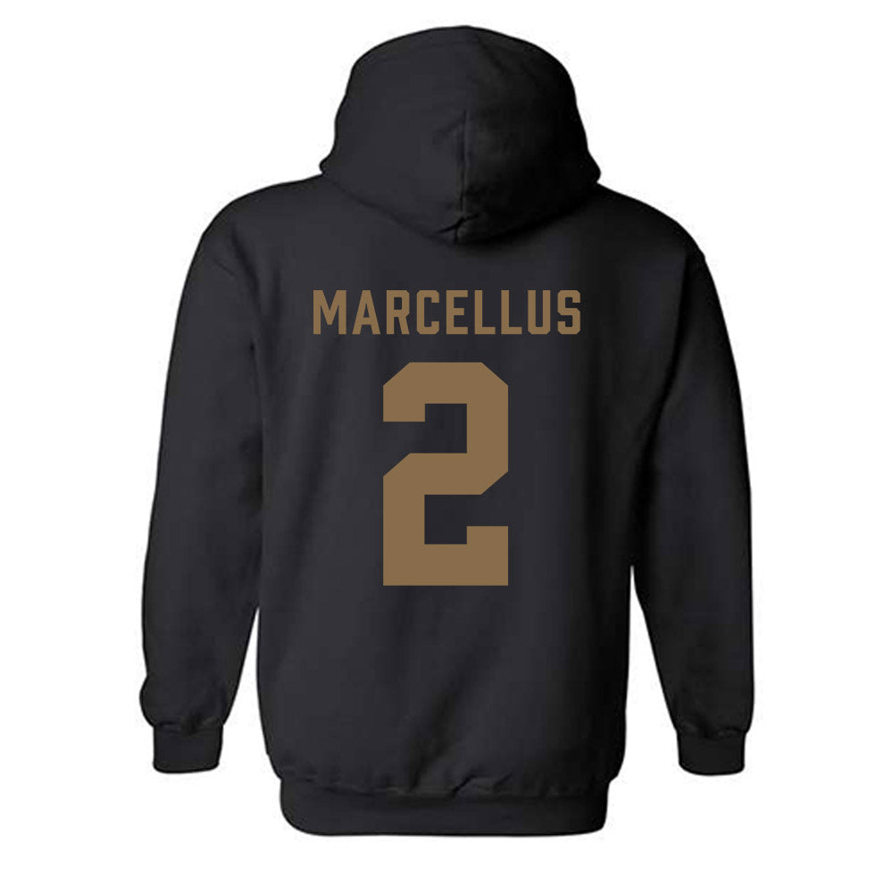 Wofford - NCAA Football : Marek Marcellus - Classic Shersey Hooded Sweatshirt-1