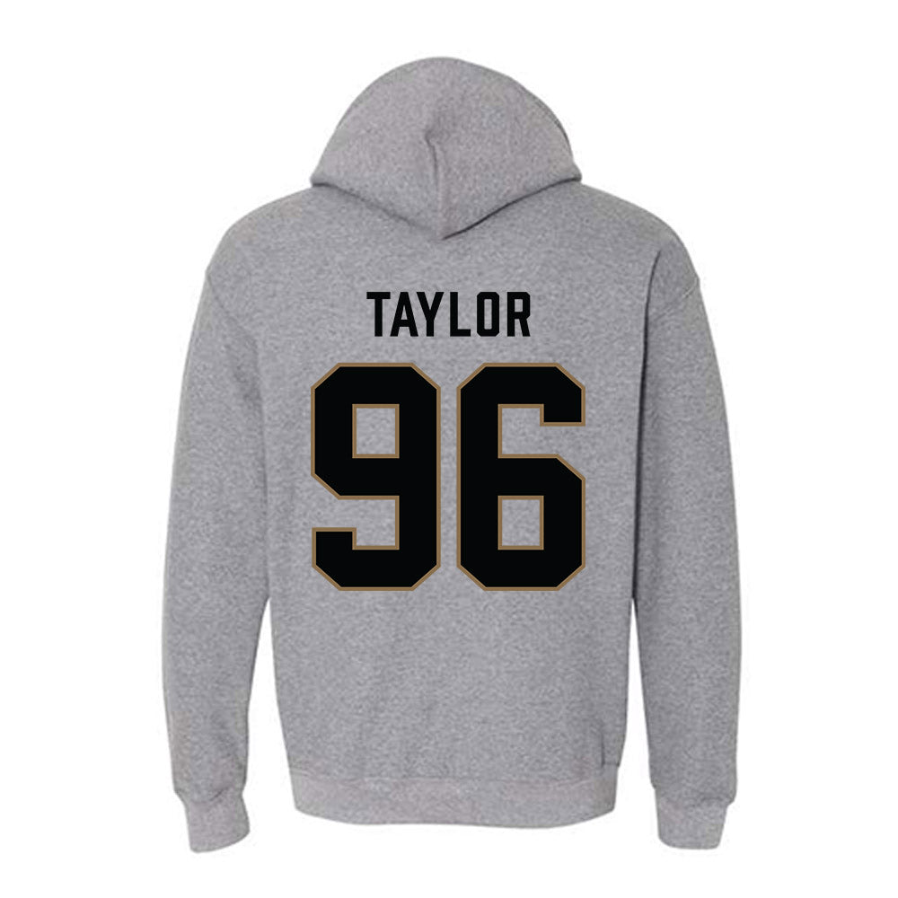 Wofford - NCAA Football : Zeb Taylor - Classic Shersey Hooded Sweatshirt-1
