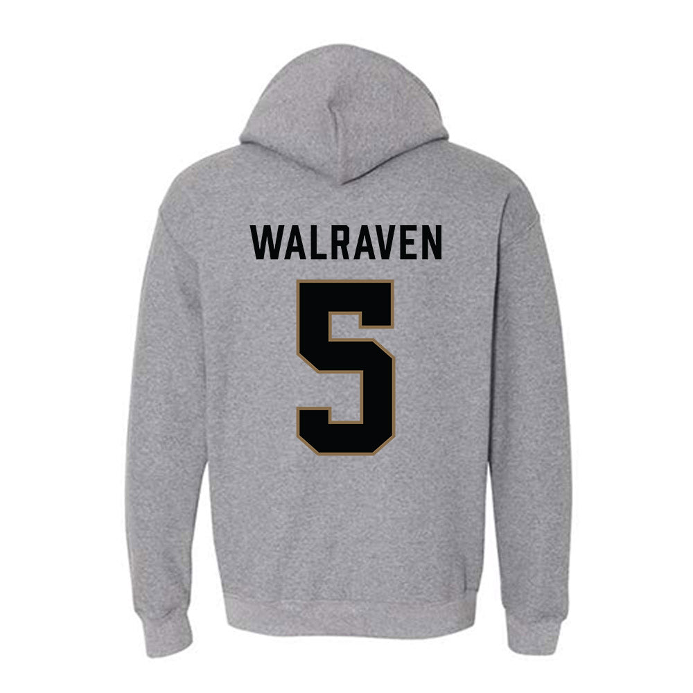 Wofford - NCAA Football : Max Walraven - Classic Shersey Hooded Sweatshirt-1