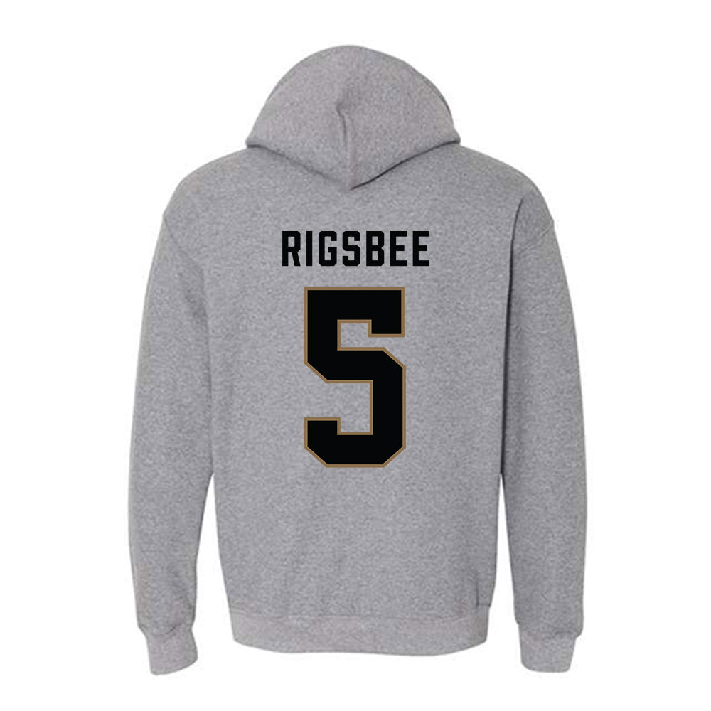 Wofford - NCAA Men's Basketball : Brendan Rigsbee - Classic Shersey Hooded Sweatshirt-1