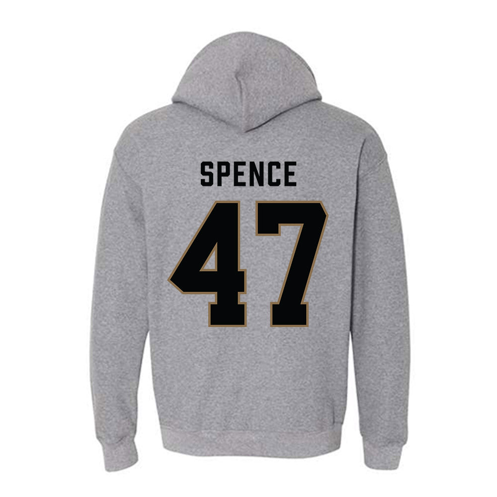 Wofford - NCAA Football : Sam Spence - Classic Shersey Hooded Sweatshirt-1