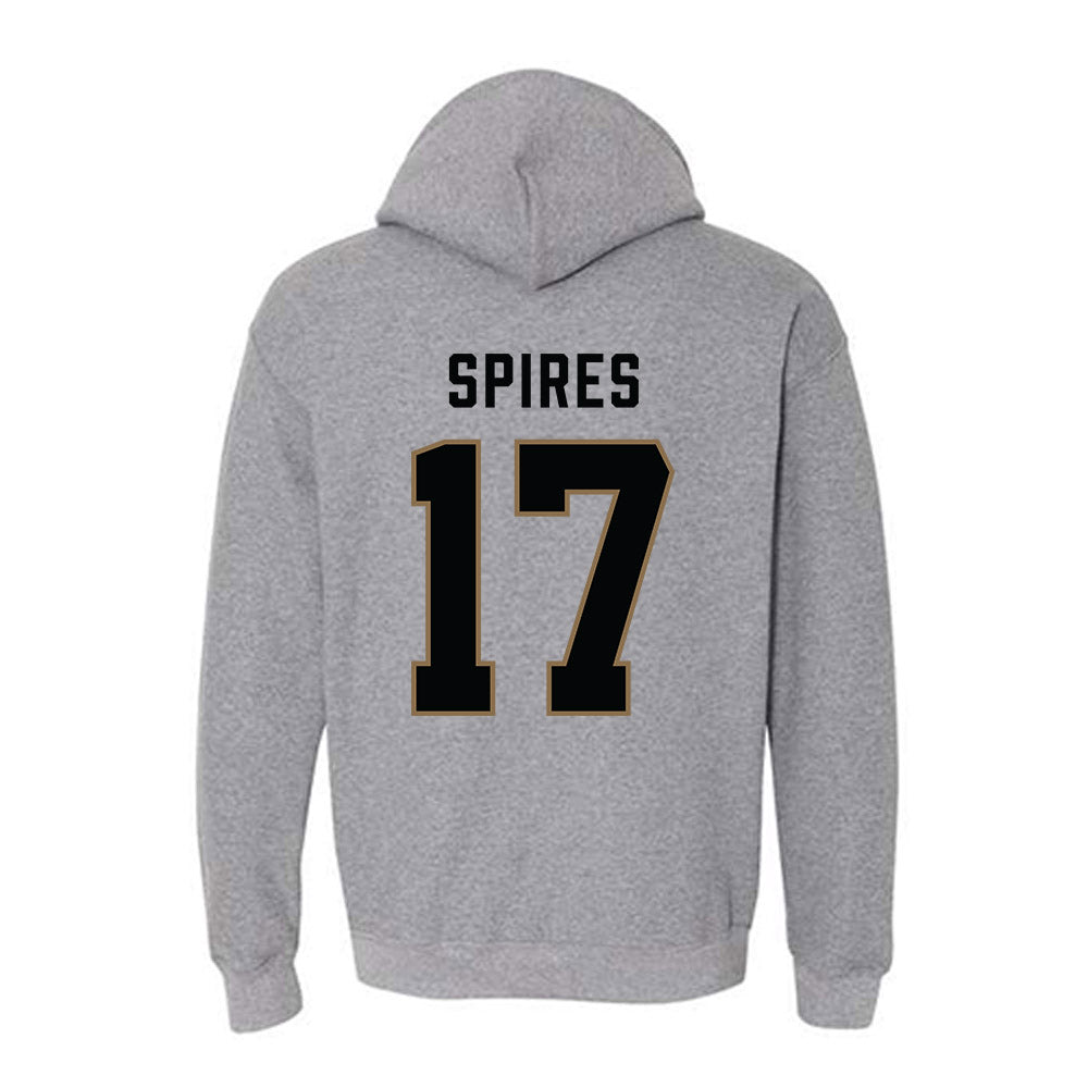 Wofford - NCAA Men's Soccer : Franklin Spires - Classic Shersey Hooded Sweatshirt-1