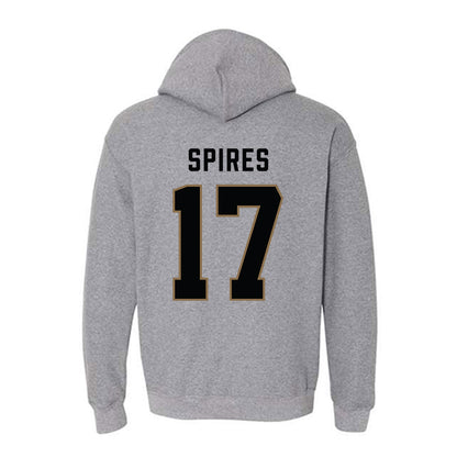 Wofford - NCAA Men's Soccer : Franklin Spires - Classic Shersey Hooded Sweatshirt-1