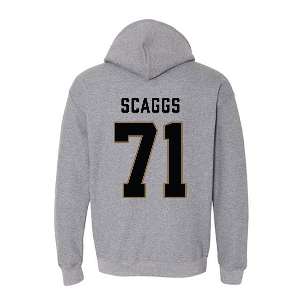 Wofford - NCAA Football : Drew Scaggs - Classic Shersey Hooded Sweatshirt-1