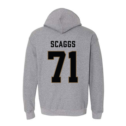 Wofford - NCAA Football : Drew Scaggs - Classic Shersey Hooded Sweatshirt-1