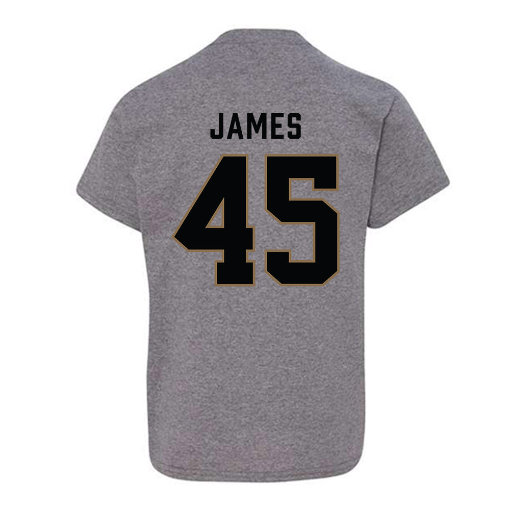 Wofford - NCAA Baseball : Trey James - Classic Shersey Youth T-Shirt-1