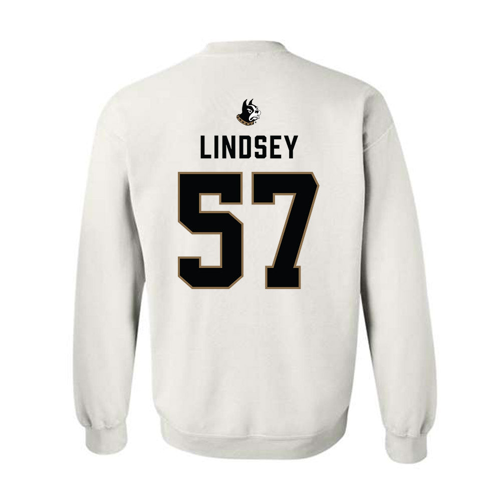 Wofford - NCAA Football : Von Lindsey - Classic Shersey Crewneck Sweatshirt-1
