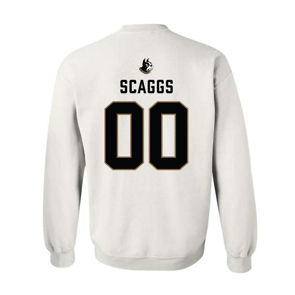 Wofford - NCAA Football : Drew Scaggs - Classic Shersey Crewneck Sweatshirt-1