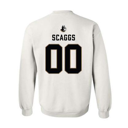 Wofford - NCAA Football : Drew Scaggs - Classic Shersey Crewneck Sweatshirt-1