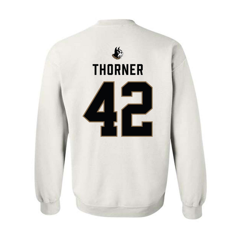 Wofford - NCAA Football : Jake Thorner - Classic Shersey Crewneck Sweatshirt-1