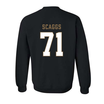 Wofford - NCAA Football : Drew Scaggs - Classic Shersey Crewneck Sweatshirt-1