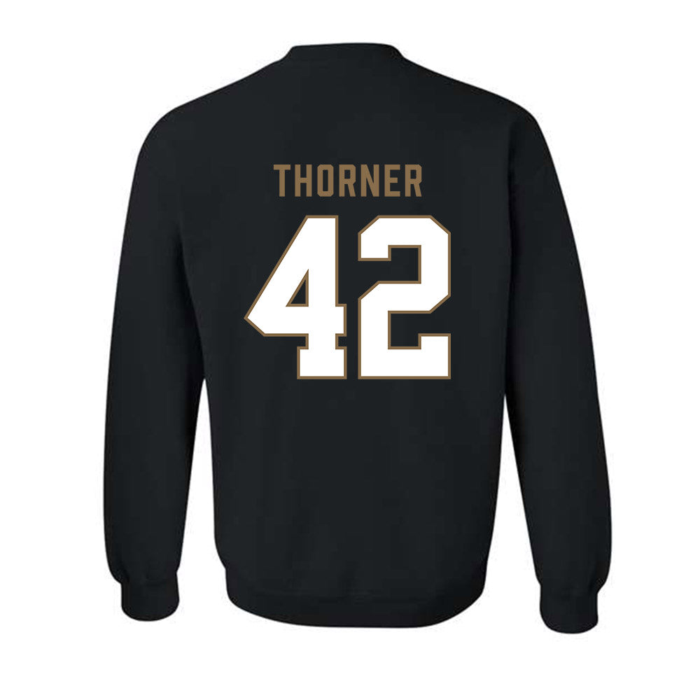 Wofford - NCAA Football : Jake Thorner - Classic Shersey Crewneck Sweatshirt-1