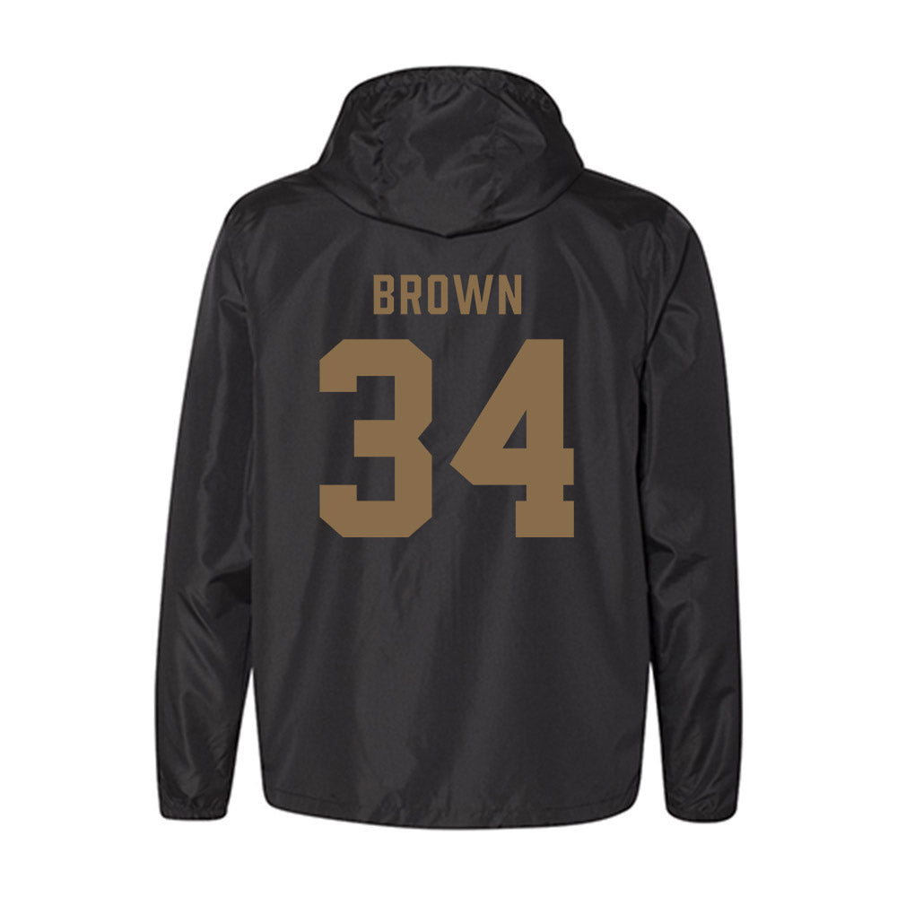 Wofford - NCAA Football : Kaden Brown - Windbreaker-1
