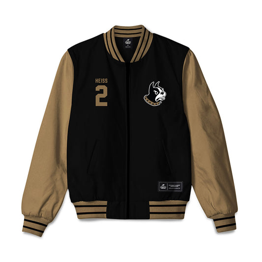 Wofford - NCAA Women's Basketball : Maddie Heiss - Bomber Jacket-0