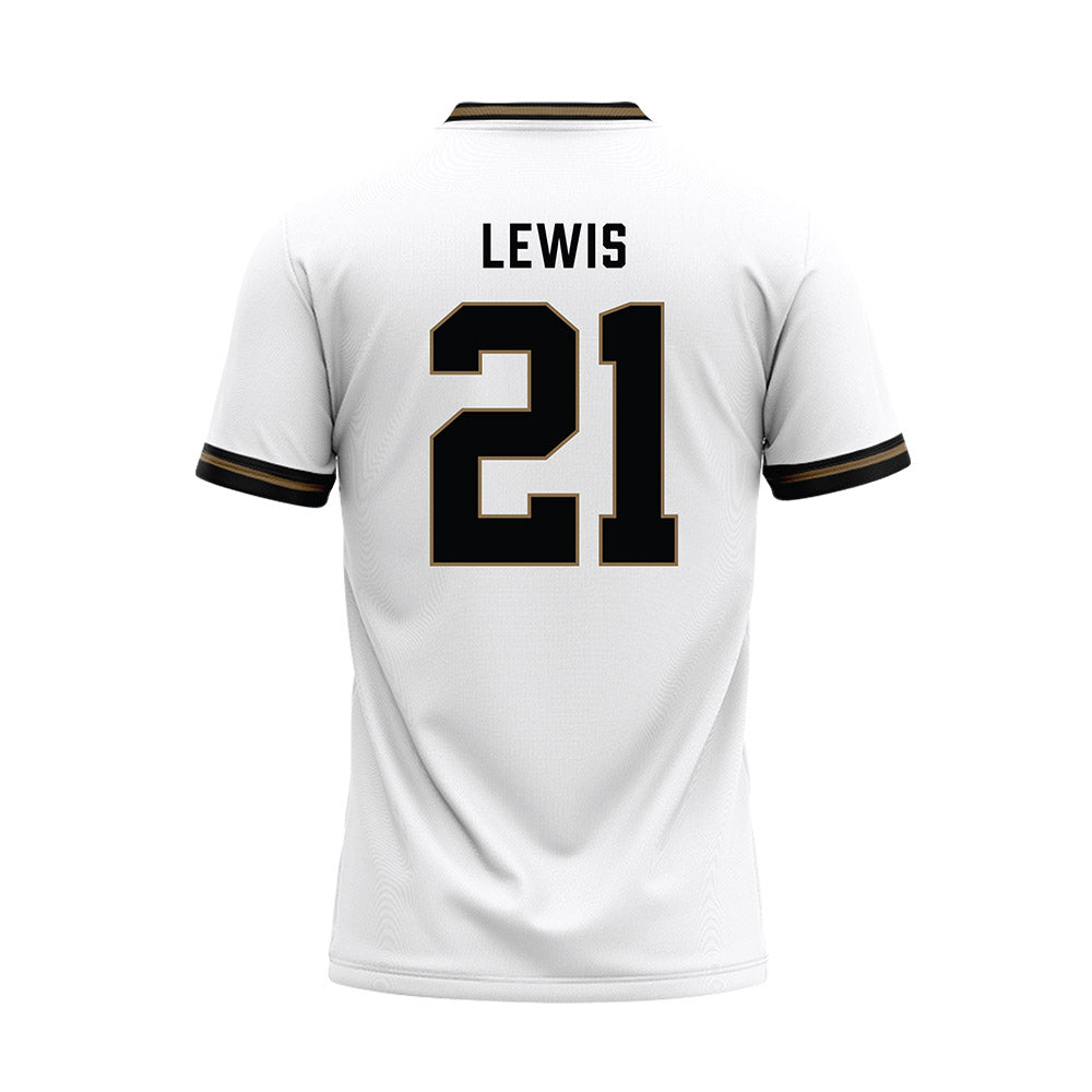 Wofford - NCAA Baseball : Hiram Lewis - White Baseball Jersey-1