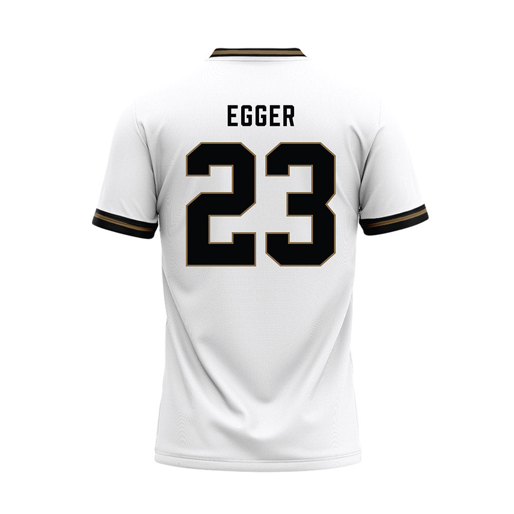 Wofford - NCAA Baseball : Sheldon Egger - White Baseball Jersey-1
