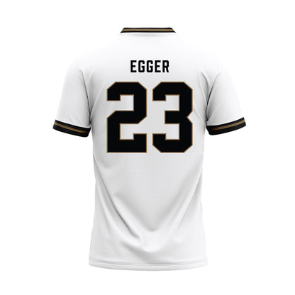 Wofford - NCAA Baseball : Sheldon Egger - White Baseball Jersey-1