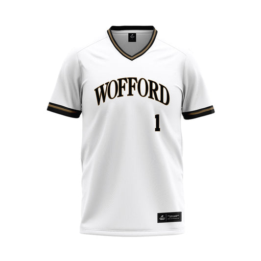 Wofford - NCAA Baseball : Logan Tribble - White Baseball Jersey-0