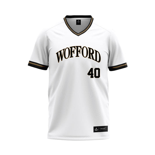 Wofford - NCAA Baseball : Cade Collins - White Baseball Jersey-0