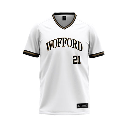 Wofford - NCAA Baseball : Hiram Lewis - White Baseball Jersey-0