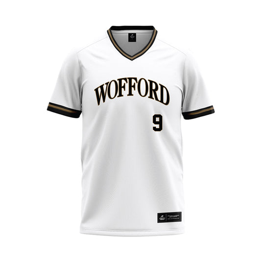 Wofford - NCAA Baseball : Tanner Hardin - White Baseball Jersey-0