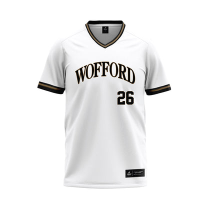 Wofford - NCAA Baseball : Cade Bouknight - White Baseball Jersey-0