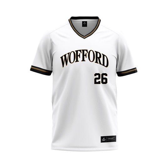 Wofford - NCAA Baseball : Cade Bouknight - White Baseball Jersey-0
