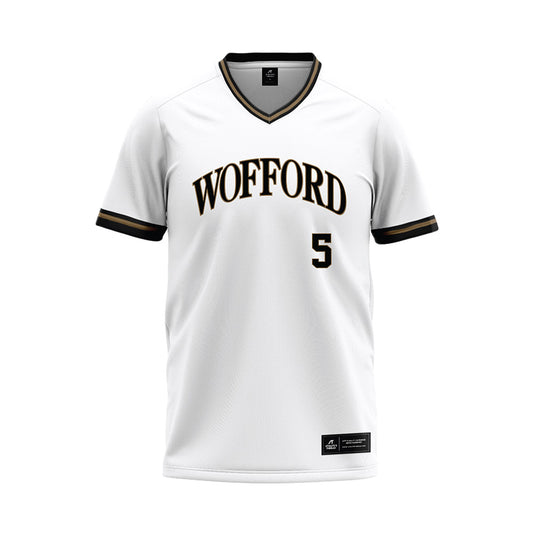 Wofford - NCAA Baseball : Harrison Campi - White Baseball Jersey-0