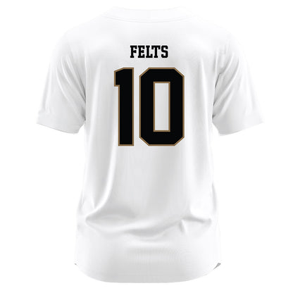 Wofford - NCAA Softball : Satcher Felts - White Jersey-1