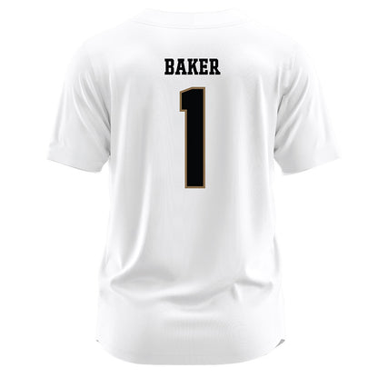 Wofford - NCAA Softball : Sydney Baker - White Jersey-1