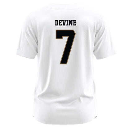 Wofford - NCAA Softball : Desirae Devine - White Jersey-1