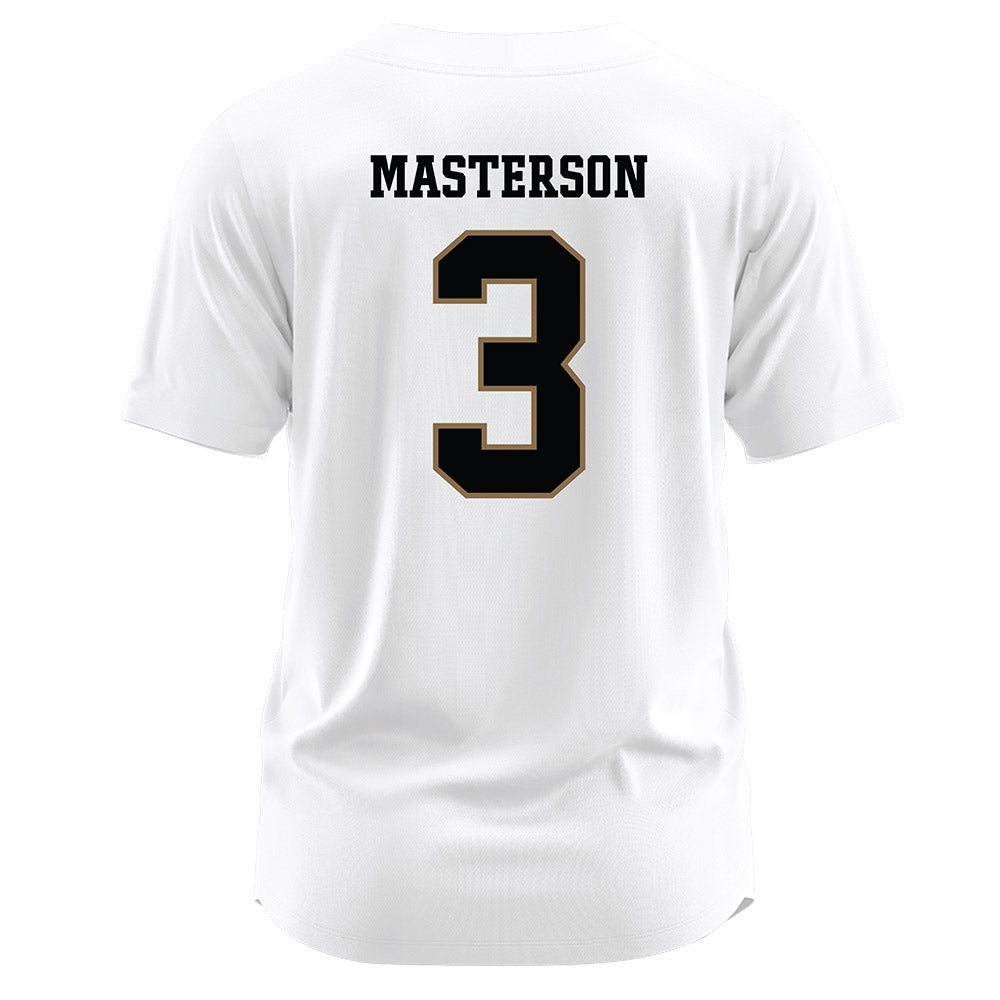 Wofford - NCAA Softball : Emry Masterson - White Jersey-1