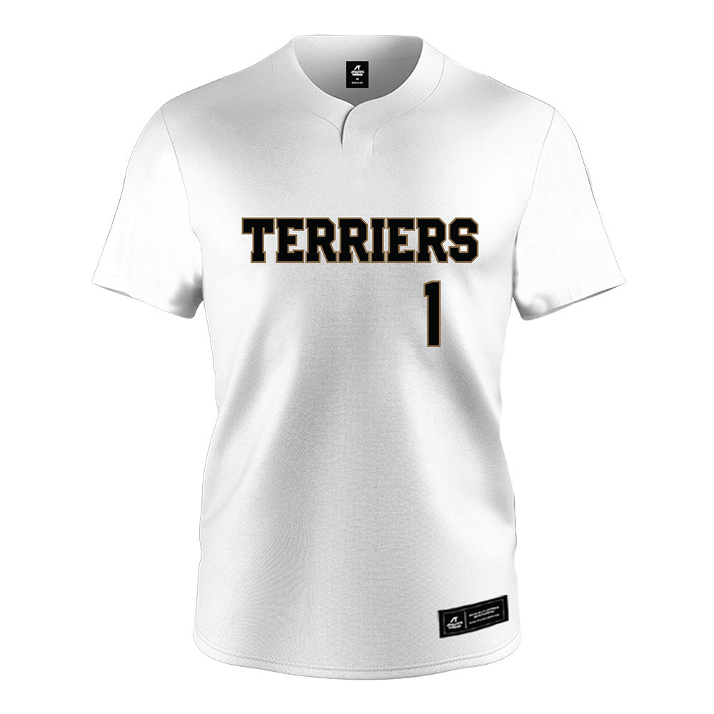 Wofford - NCAA Softball : Sydney Baker - White Jersey-0