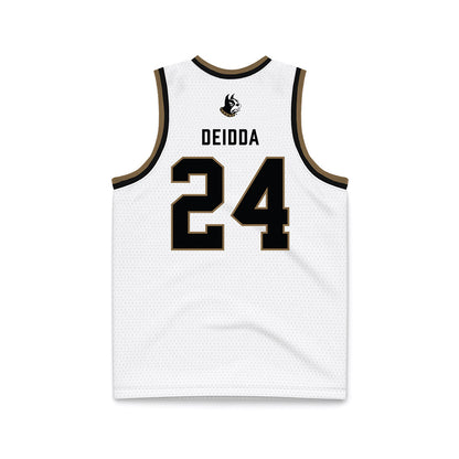  - NCAA Women's Basketball : Sara Deidda - White Basketball Jersey-1