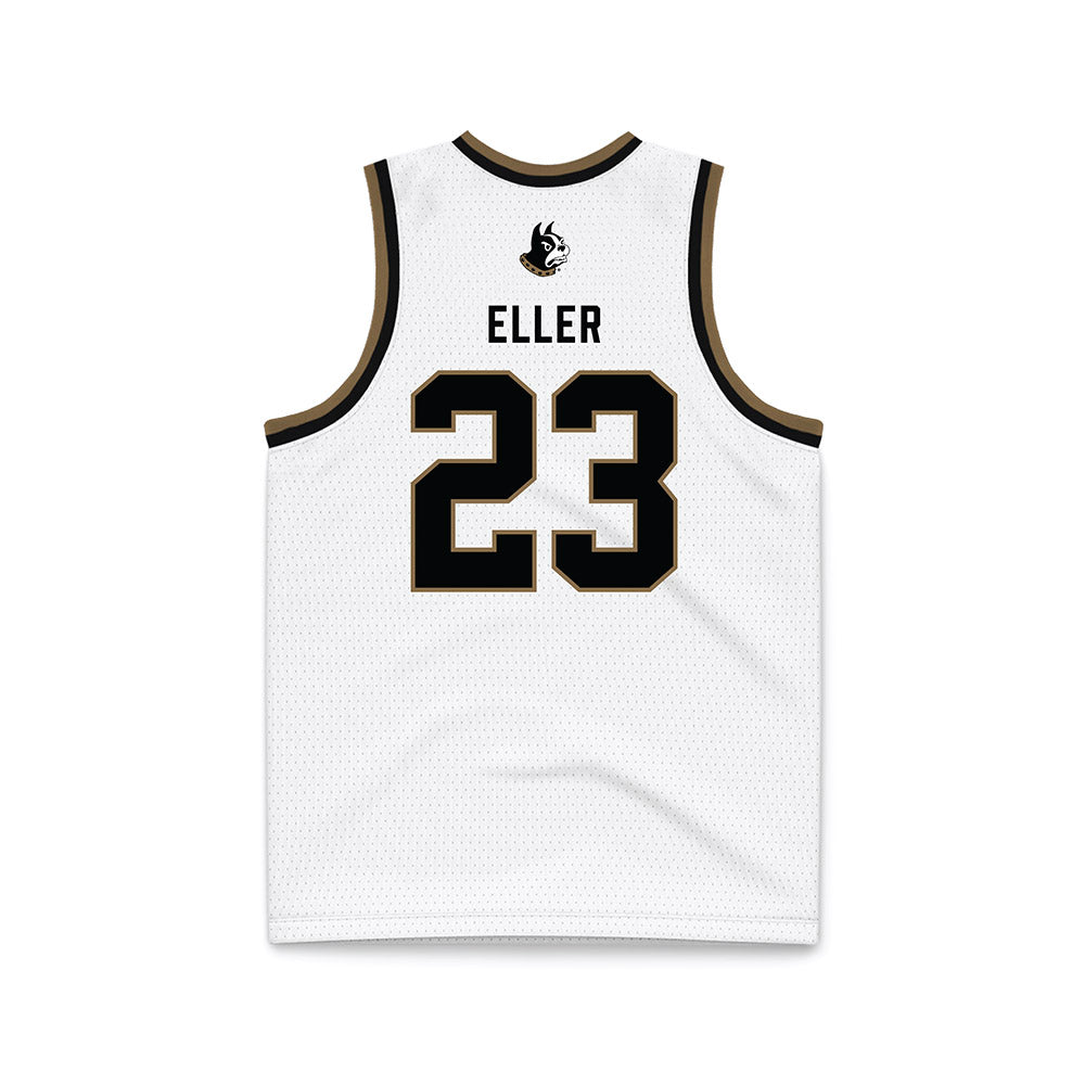 Wofford - NCAA Women's Basketball : Abby Eller - White Basketball Jersey-1