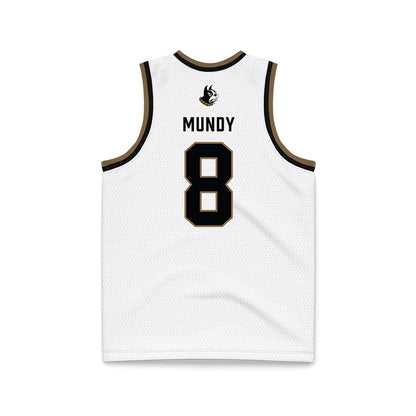 Wofford - NCAA Women's Basketball : Gabby Mundy - White Basketball Jersey-1