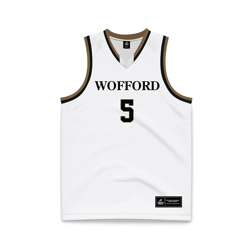Wofford - NCAA Women's Basketball : Molly Masingale - White Basketball Jersey-0