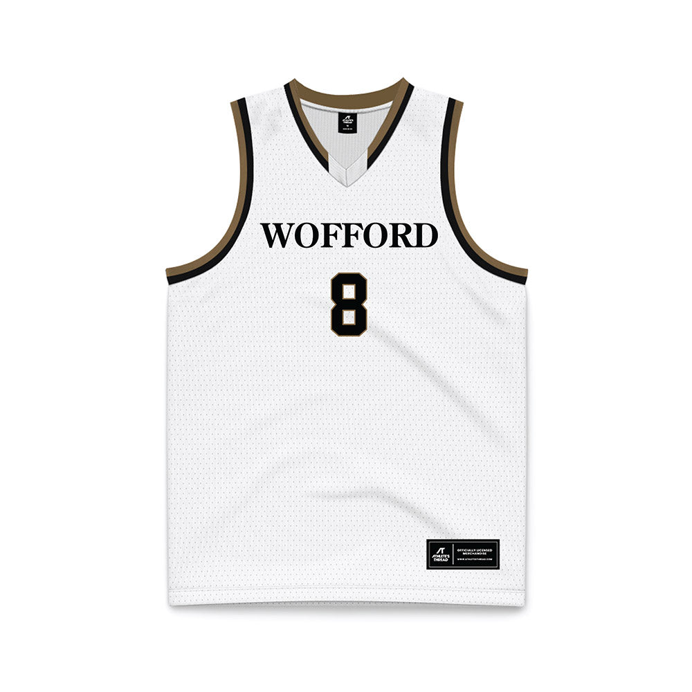 Wofford - NCAA Women's Basketball : Gabby Mundy - White Basketball Jersey-0
