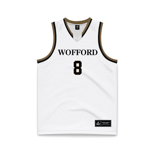 Wofford - NCAA Women's Basketball : Gabby Mundy - White Basketball Jersey-0
