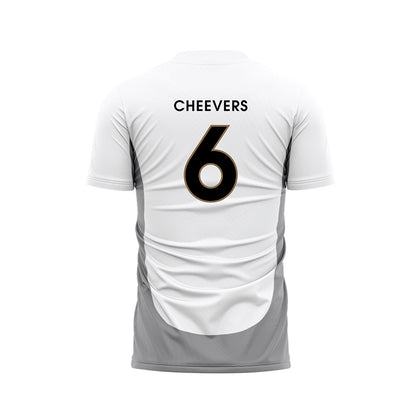 Wofford - NCAA Men's Soccer : Scott Cheevers - White Soccer Jersey-1