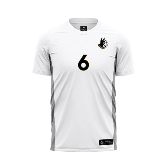 Wofford - NCAA Men's Soccer : Scott Cheevers - White Soccer Jersey-0
